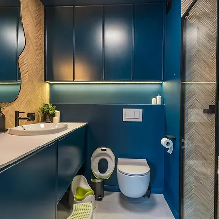 Golden Seaside By Aparo - Plaza 200m, 2 Lazienki, 2 Sypialnie Oraz Salon, 3 Tv, Balkon, Lozeczko Apartmán Gdaňsk