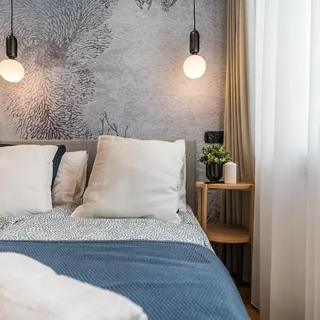 Golden Seaside By Aparo - Plaza 200m, 2 Lazienki, 2 Sypialnie Oraz Salon, 3 Tv, Balkon, Lozeczko Apartmán