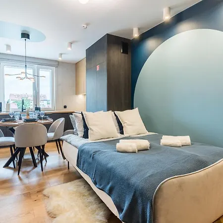 Golden Seaside By Aparo - Plaza 200m, 2 Lazienki, 2 Sypialnie Oraz Salon, 3 Tv, Balkon, Lozeczko