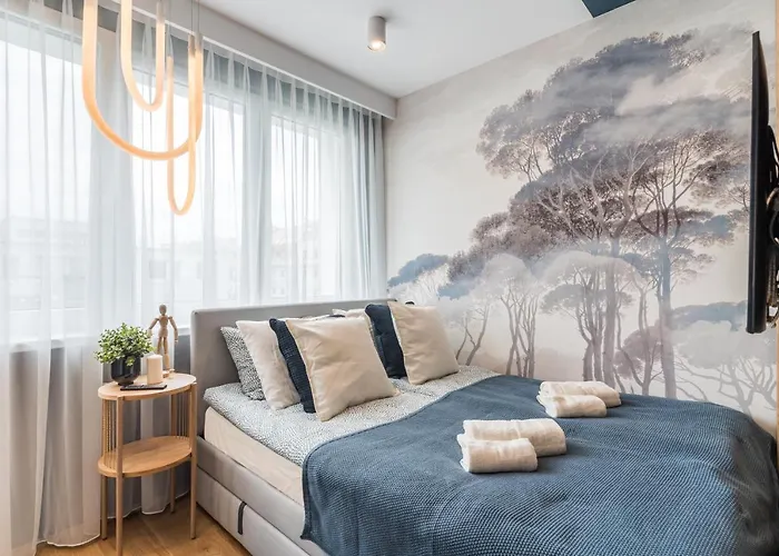 Apartament Golden Seaside By Aparo - Plaza 200m, 2 Lazienki, 2 Sypialnie Oraz Salon, 3 Tv, Balkon, Lozeczko Gdańsk