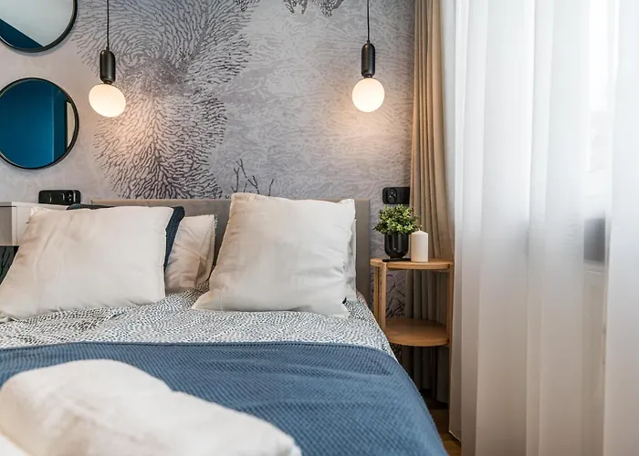 Golden Seaside By Aparo - Plaza 200m, 2 Lazienki, 2 Sypialnie Oraz Salon, 3 Tv, Balkon, Lozeczko Apartament