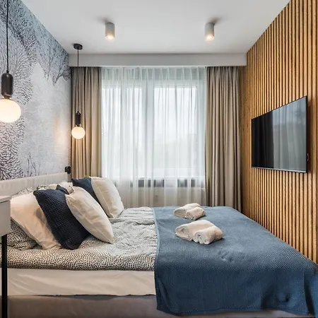 Golden Seaside By Aparo - Plaza 200m, 2 Lazienki, 2 Sypialnie Oraz Salon, 3 Tv, Balkon, Lozeczko * Gdansk