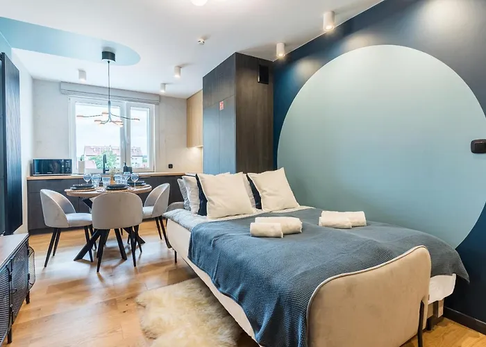 Golden Seaside By Aparo - Plaza 200m, 2 Lazienki, 2 Sypialnie Oraz Salon, 3 Tv, Balkon, Lozeczko