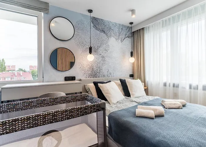 Golden Seaside By Aparo - Plaza 200m, 2 Lazienki, 2 Sypialnie Oraz Salon, 3 Tv, Balkon, Lozeczko Apartment *